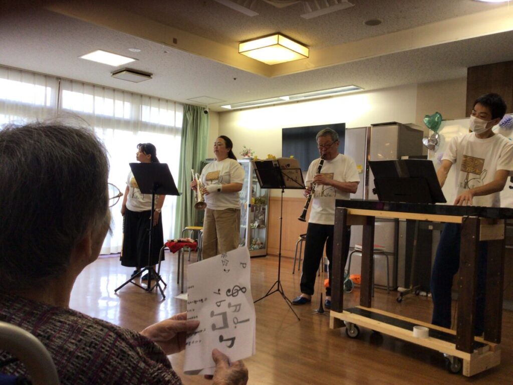 🎷ESPバンド　慰問　3階フロア🎺