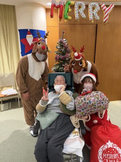 🎅サンタが特養にやってきた🎅