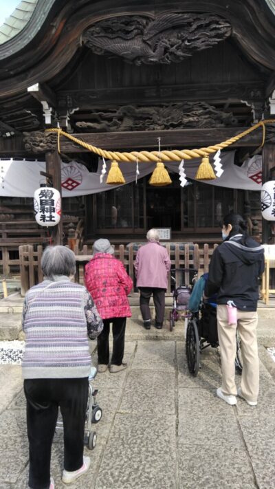神社お参り＆ランチ外出🍚