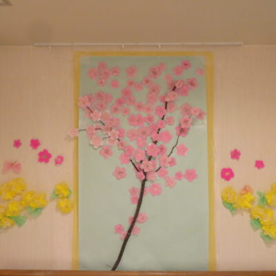 🌸室内お花見パーティー開催🌸