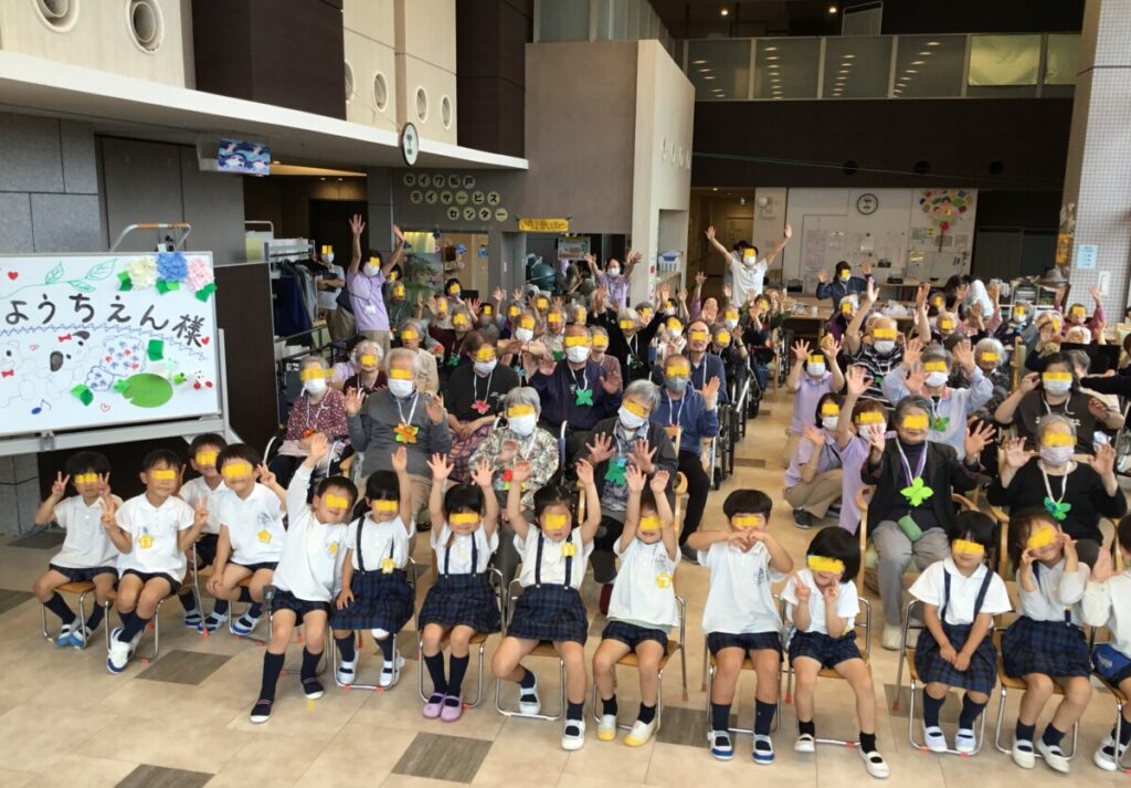 幼稚園生との交流が楽しい😆